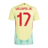 Officiële Voetbalshirt + Korte Broek Spanje Williams JR 17 Uit EK 2024 - Kids